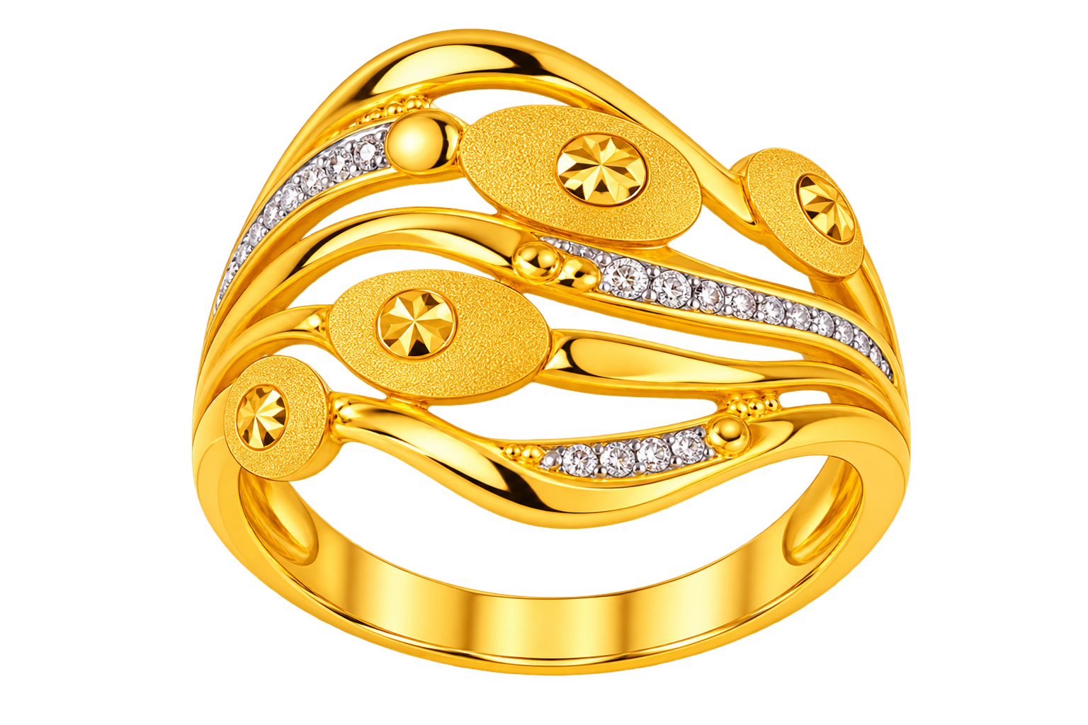 Elegant Gold Designer Ring