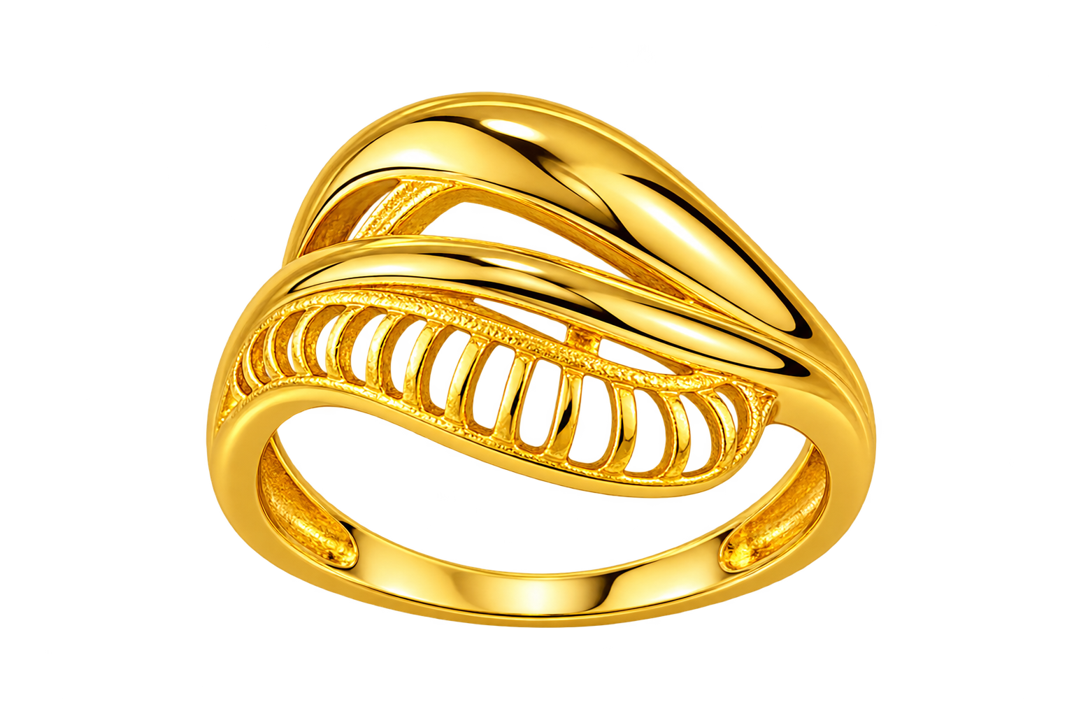 22K Gold Ring for Women | 916 Hallmarked Gold Ring