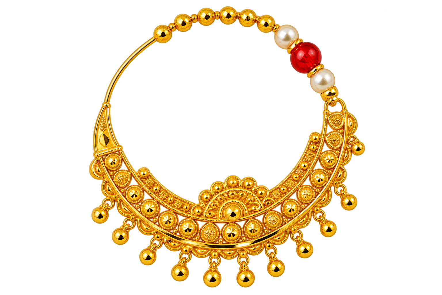 22K Gold Nath for Women | 916 Hallmarked Gold Nath