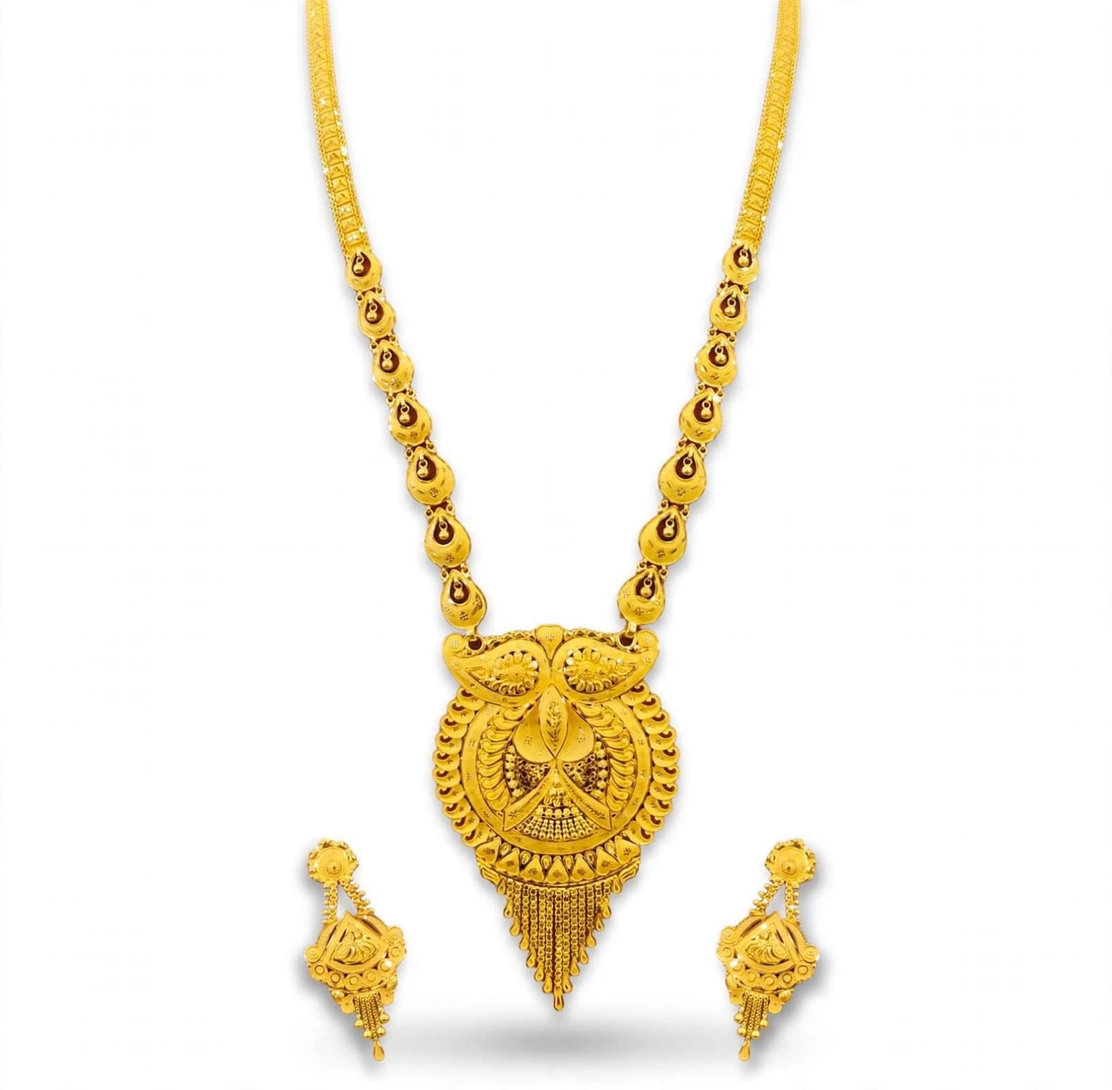 22ct Gold Rani Haar Set  - Authentic Hallmark Jewellery