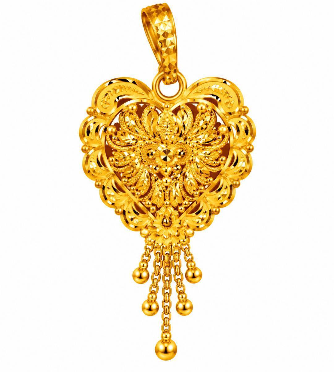 Beautiful 22ct Hallmark Gold Pendent