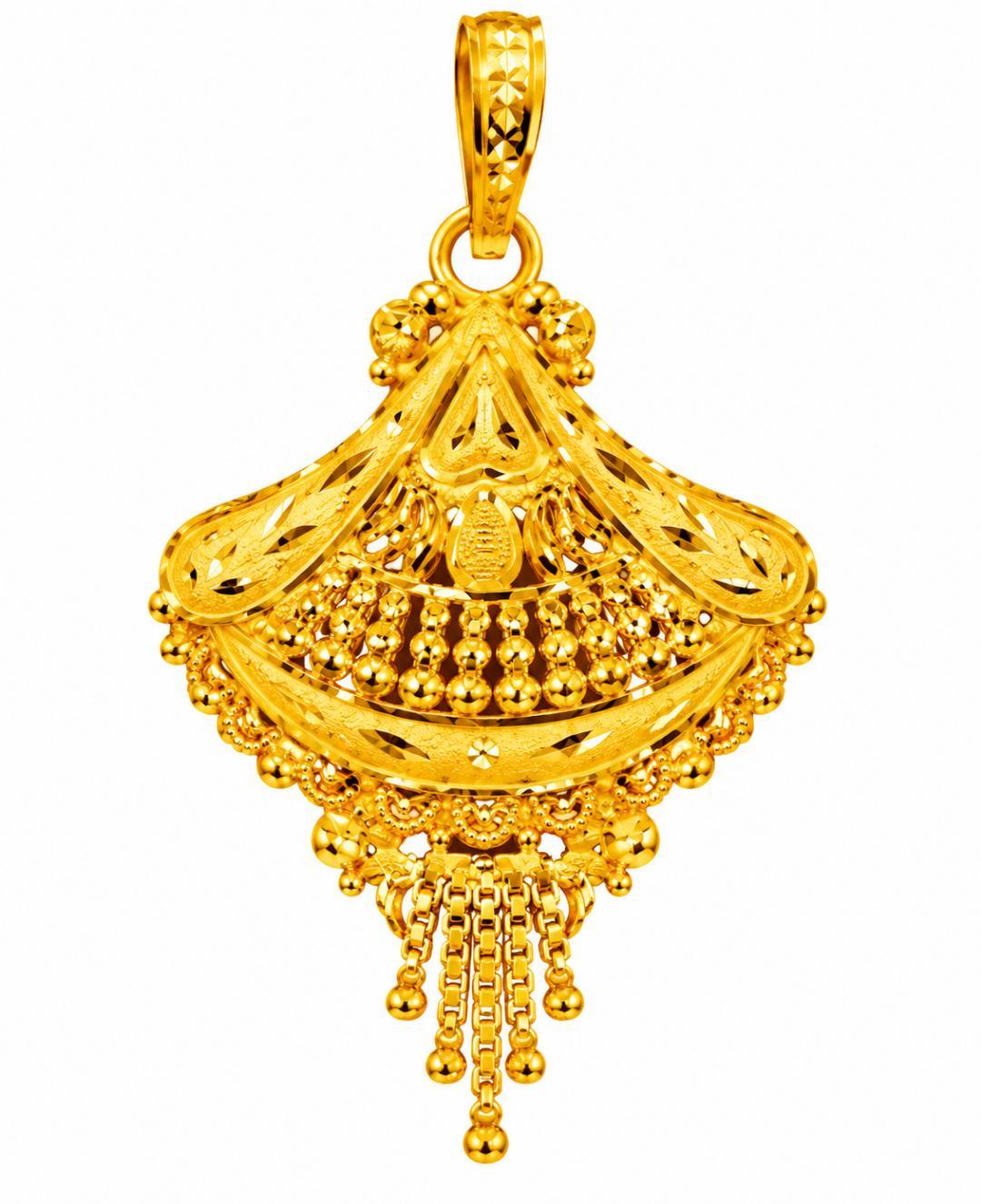22ct Hallmark Gold Traditional Pendant