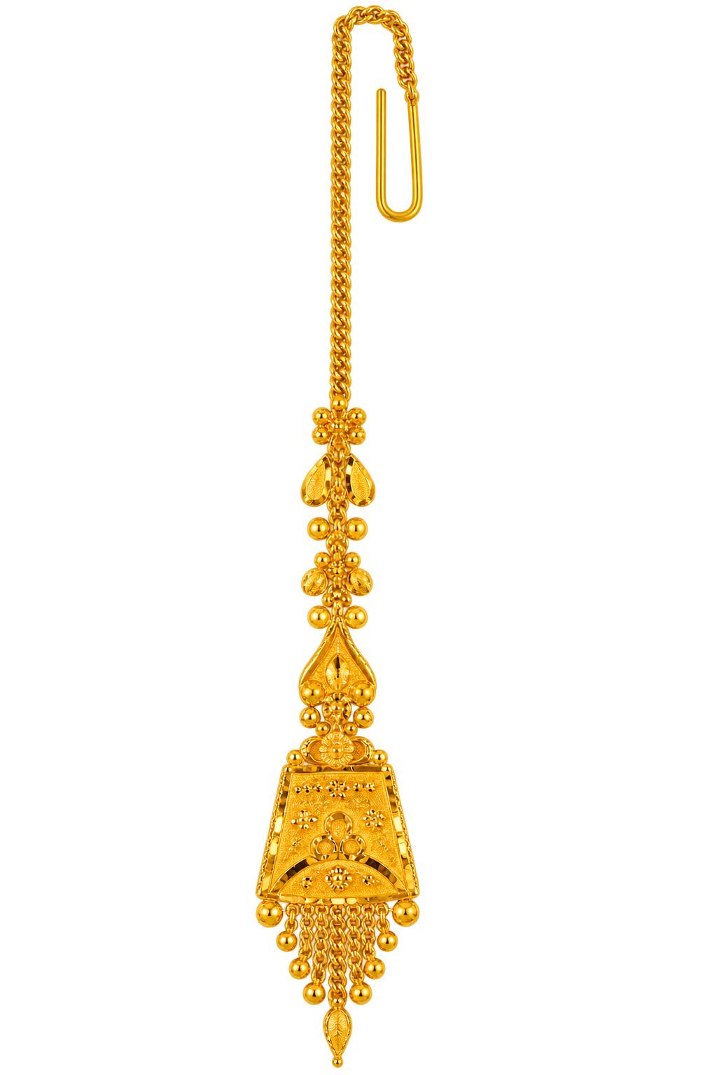 Beautiful 22ct Hallmark Gold Maang Tika