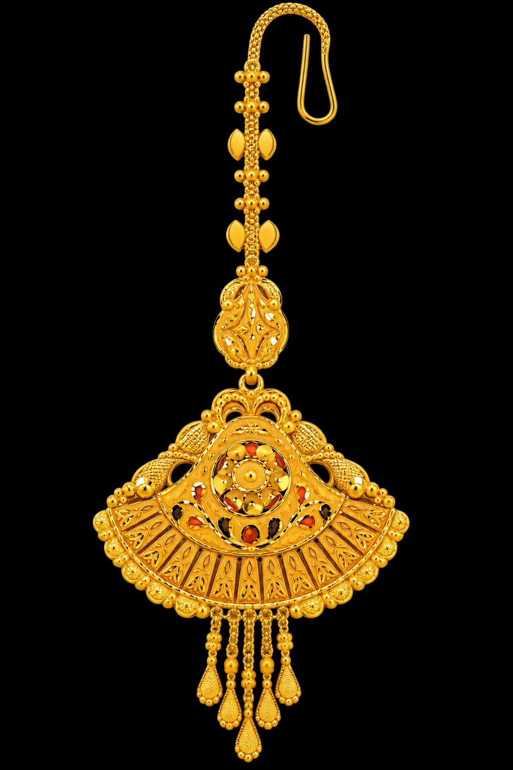 Stunning 22ct Hallmark Gold Maang Tika