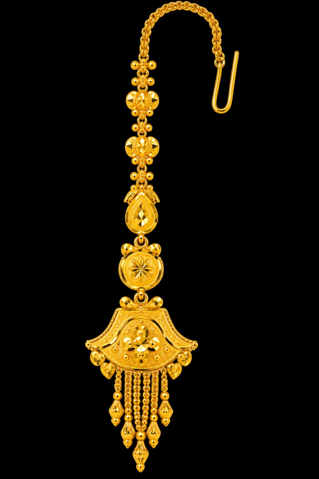 Gorgeous 22ct Hallmark Gold Maang Tika
