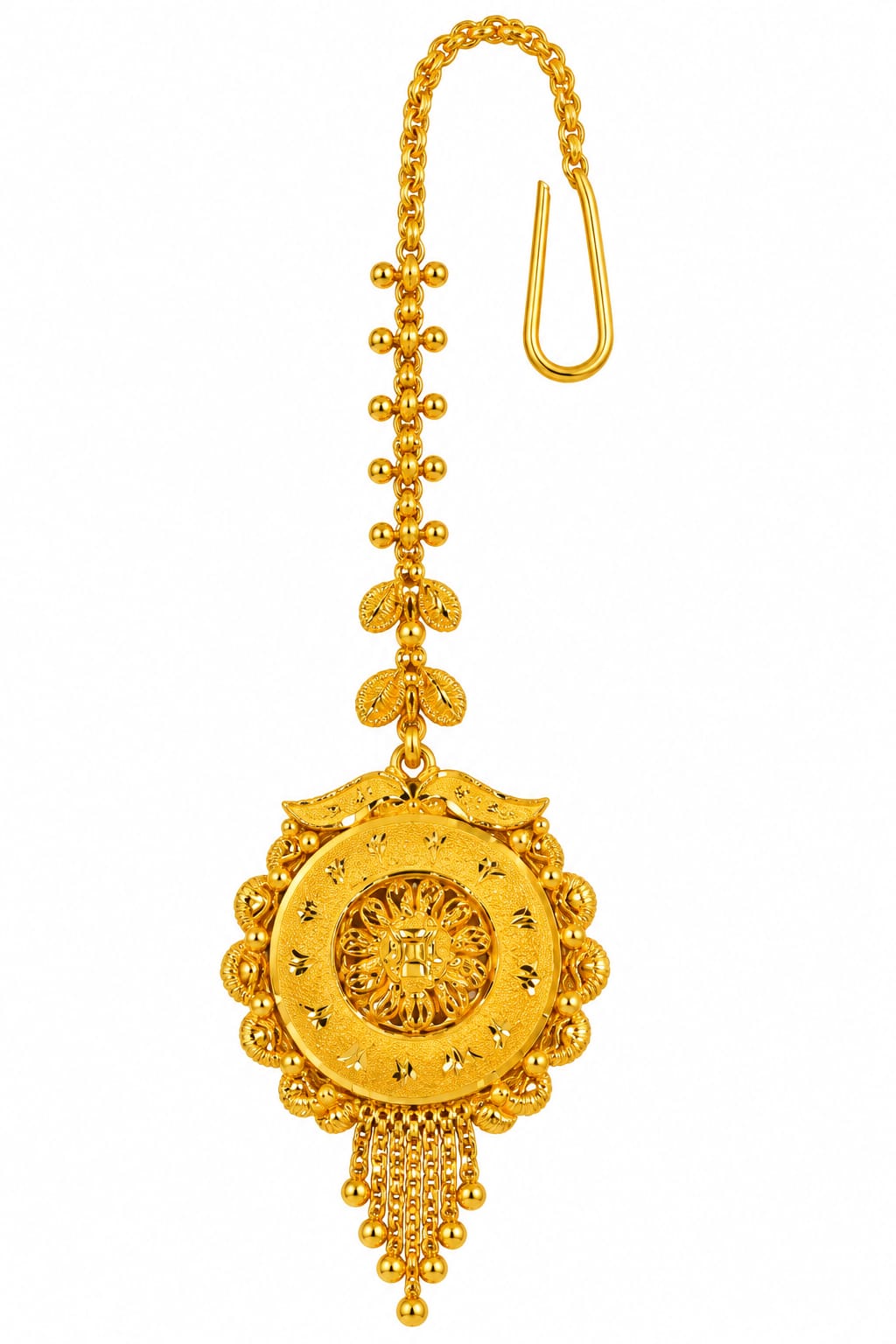 raditional 22ct Hallmarked Gold Maang Tikka