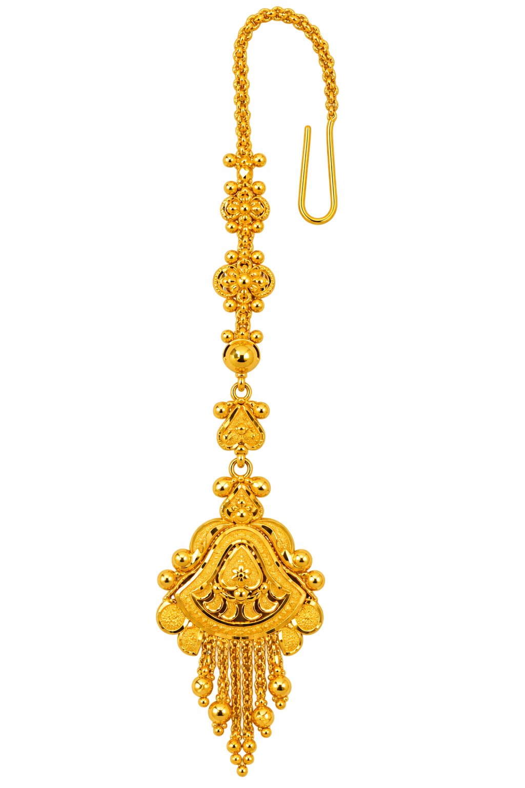Elegant 22ct Hallmark Gold Maang Tika