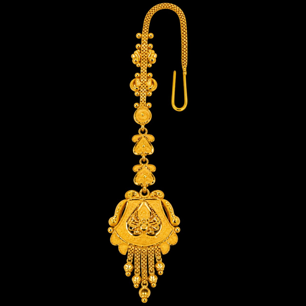 Swaranplanet Jewellers 22ct Hallmark Gold Maang Tika