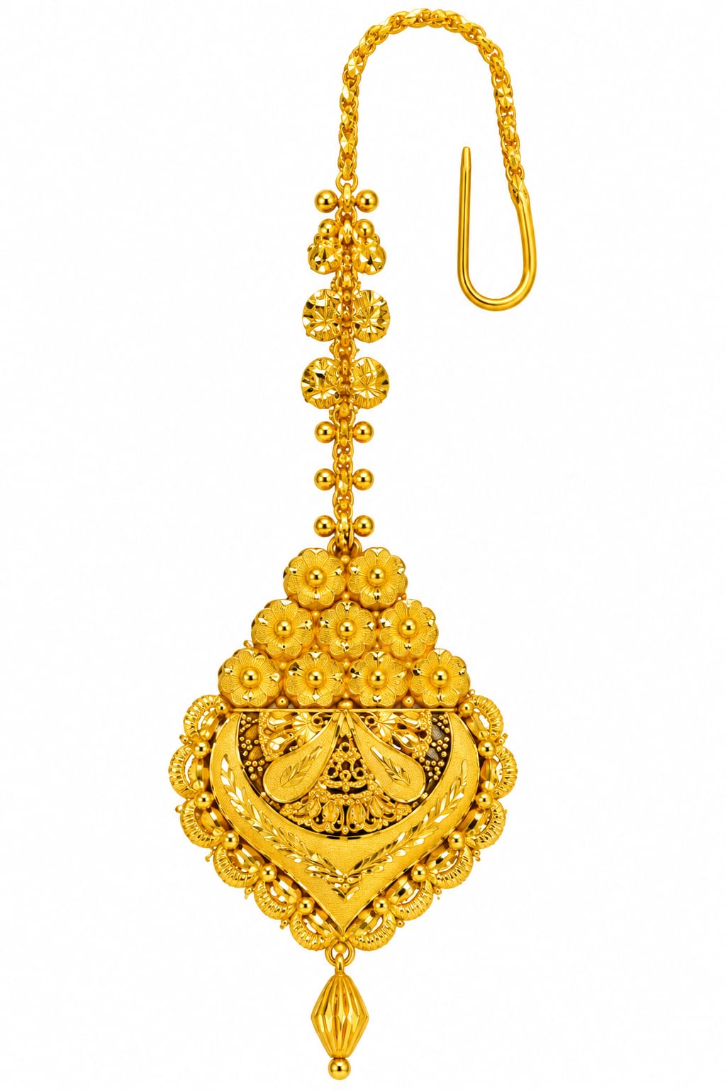 22ct Hallmark Gold Maang Tika