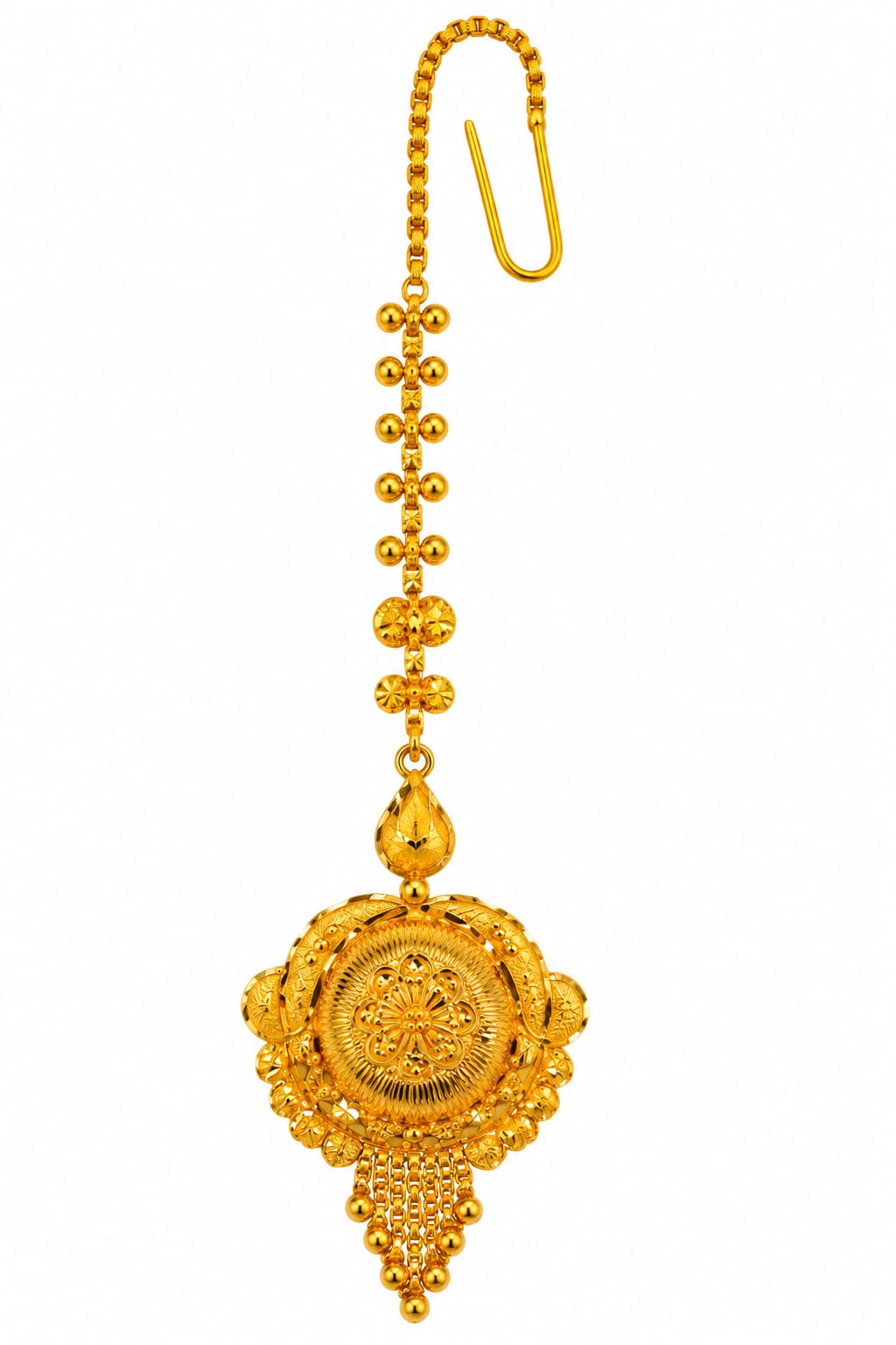 22ct Hallmark Gold Maang Tika