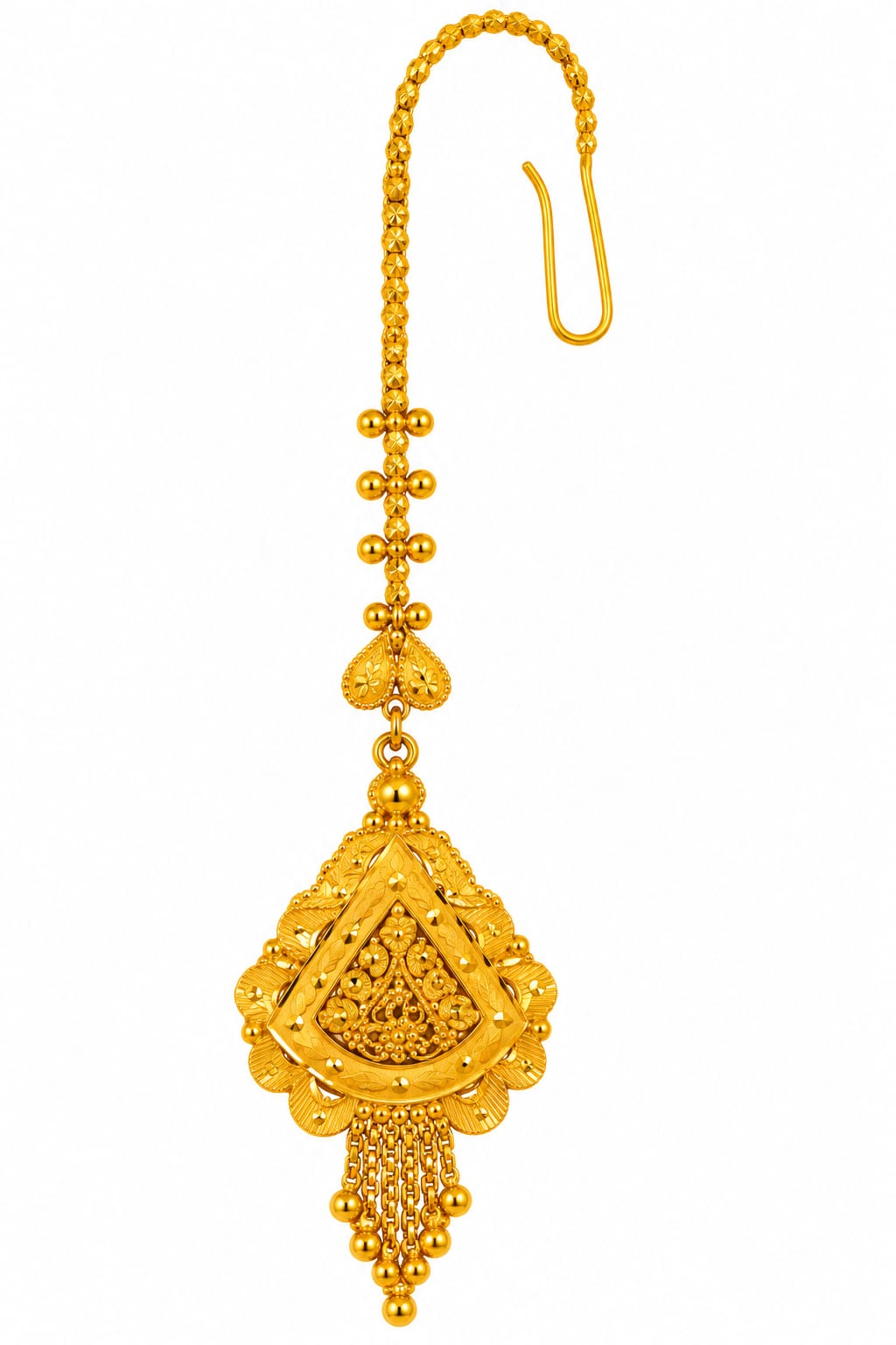 22ct Hallmark Gold Maang Tika