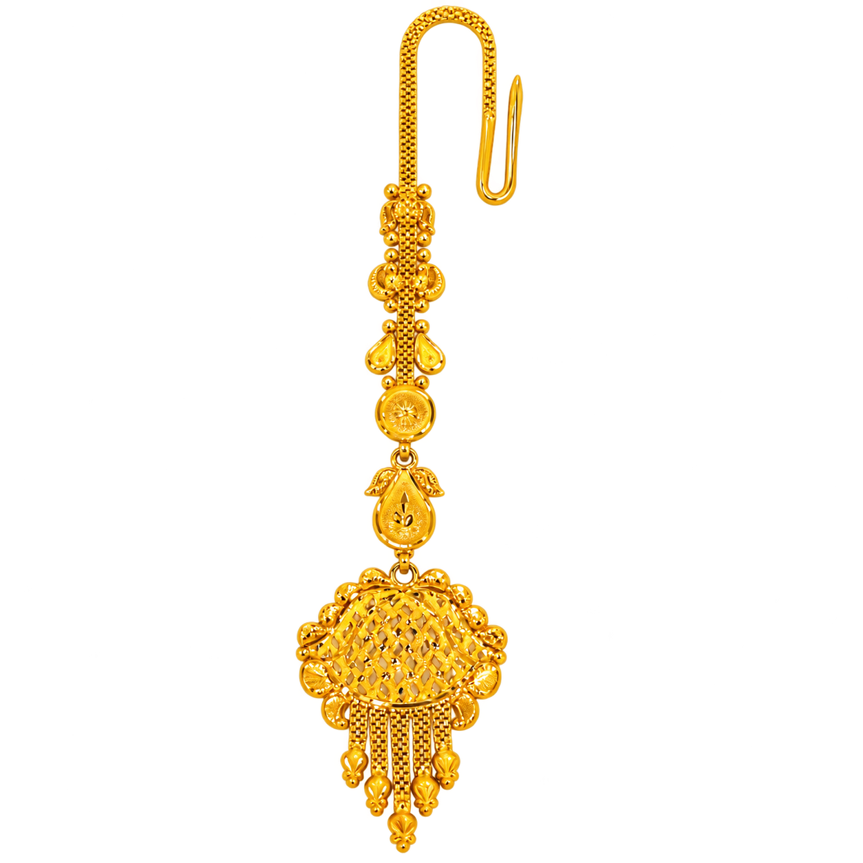 22ct Hallmark Gold Maang Tika