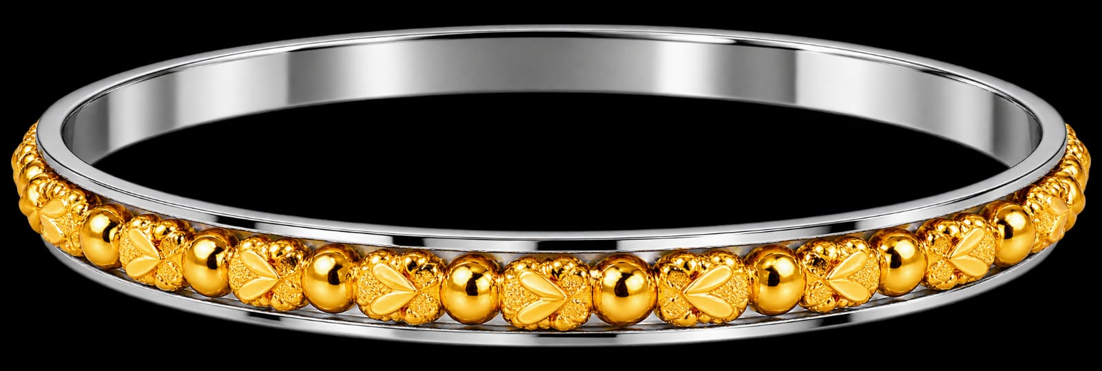 22Ct Hallmark Gold Floral Designer NOVA