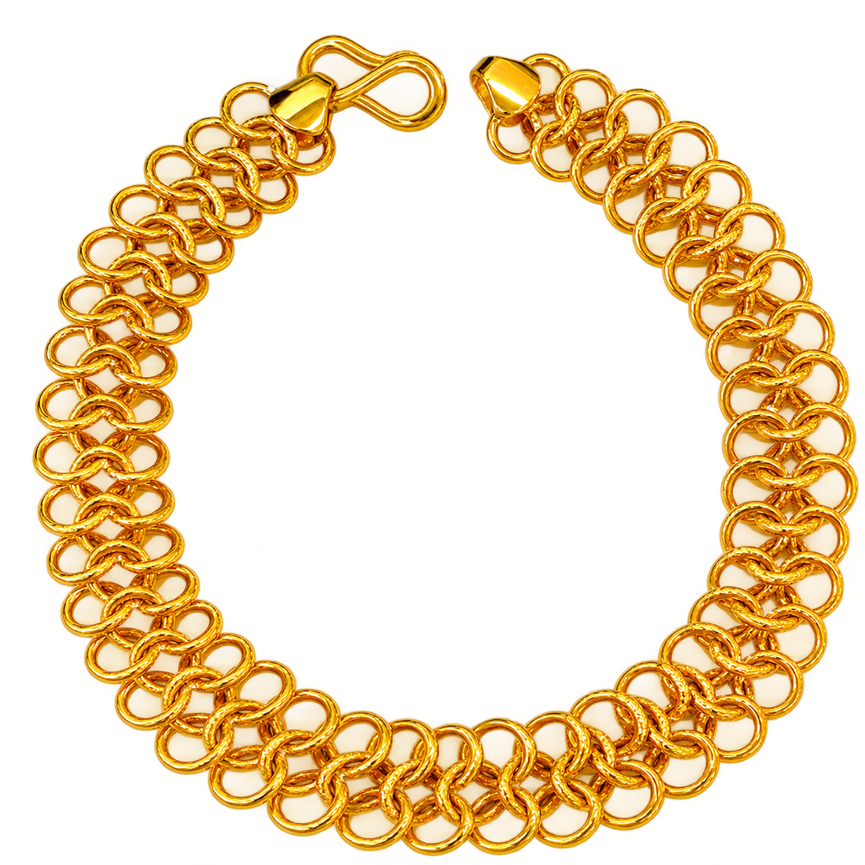 22K Gold Hallmark Bracelet – Elegant Linked Design